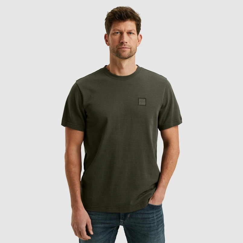 PME Legend Heren T-shirt Ptss2502563 Olijf