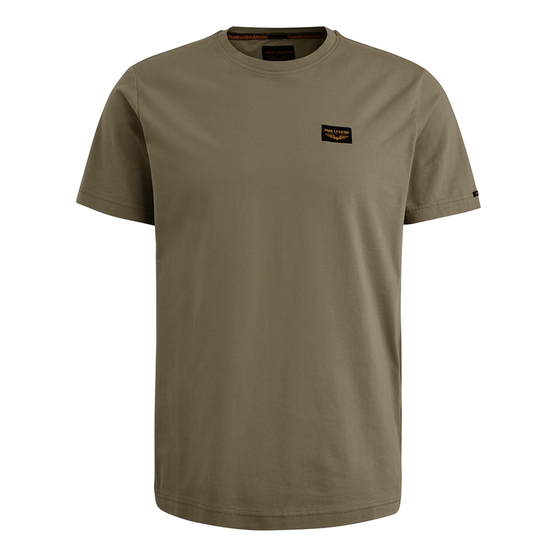 PME Legend Heren T-shirt Ptss2502599 Midden bruin