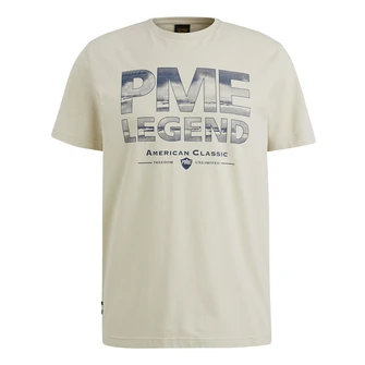 PME Legend Heren T-shirt Ptss2503562 OFF-WHITE