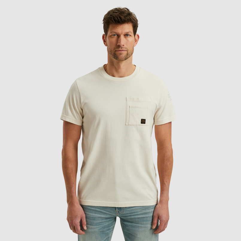PME Legend Heren T-shirt Ptss2503565 OFF-WHITE
