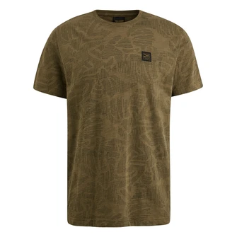PME Legend Heren T-shirt Ptss2503567 Midden bruin