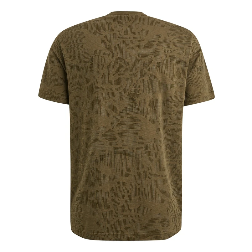 PME Legend Heren T-shirt Ptss2503567 Midden bruin