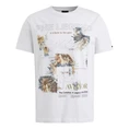 PME Legend Heren T-shirt Ptss2503570 WIT DESSIN