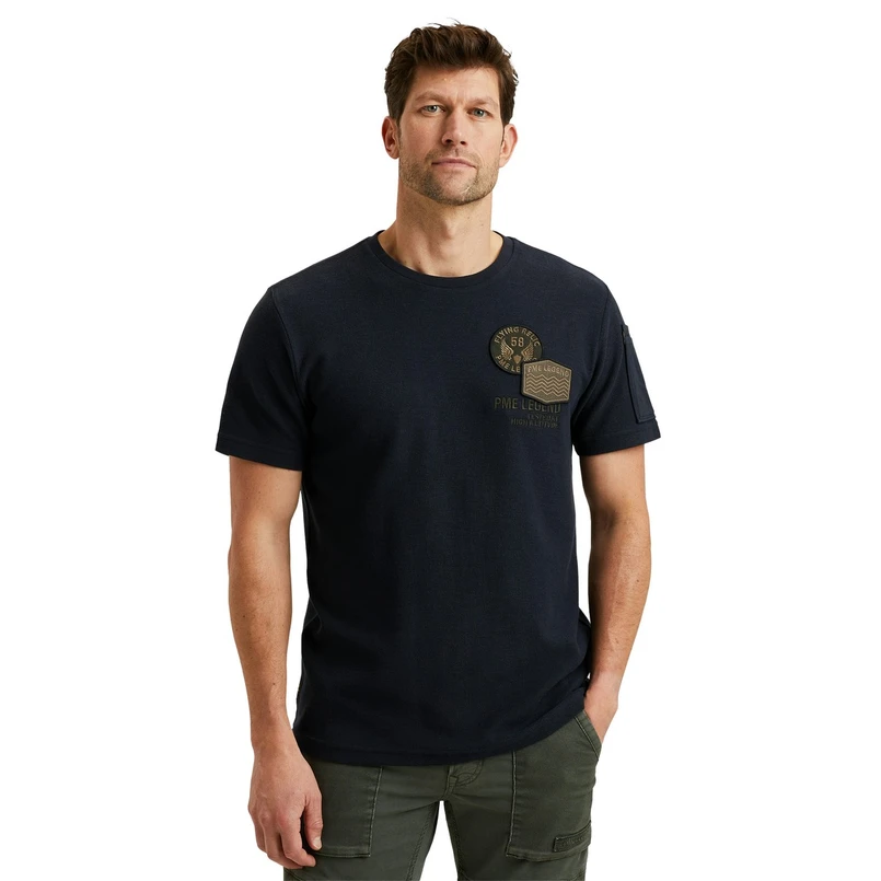 PME Legend Heren T-shirt Ptss2503572 Navy