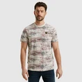 PME Legend Heren T-shirt Ptss2503593 OFF-WHITE
