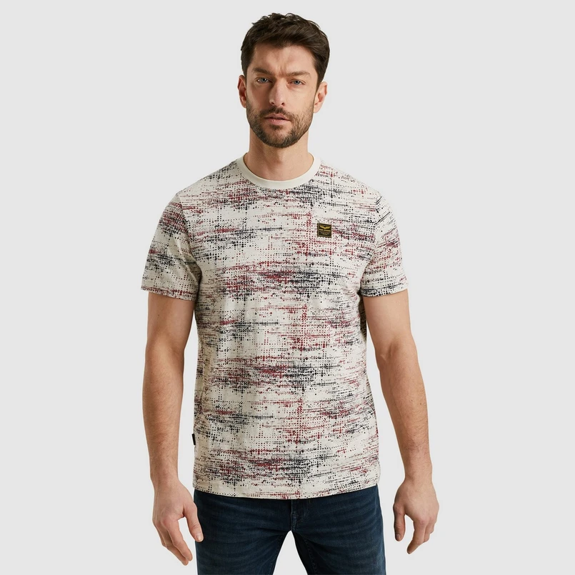 PME Legend Heren T-shirt Ptss2503593 OFF-WHITE