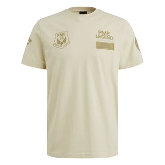 PME Legend Heren T-shirt Ptss2504576 OFF-WHITE
