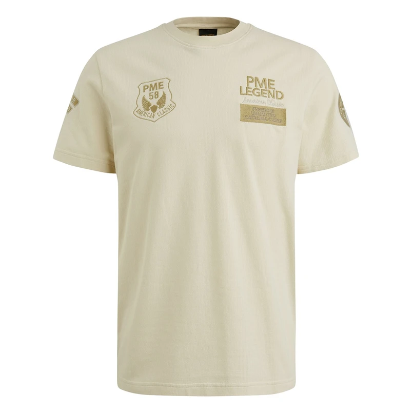 PME Legend Heren T-shirt Ptss2504576 OFF-WHITE