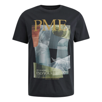 PME Legend Heren T-shirt Ptss2504587 Navy