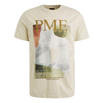 PME Legend Heren T-shirt Ptss2504587 OFF-WHITE