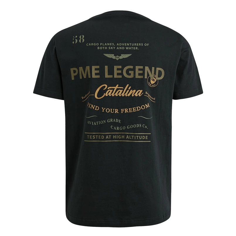 PME Legend Heren T-shirt Ptss2504589 Navy