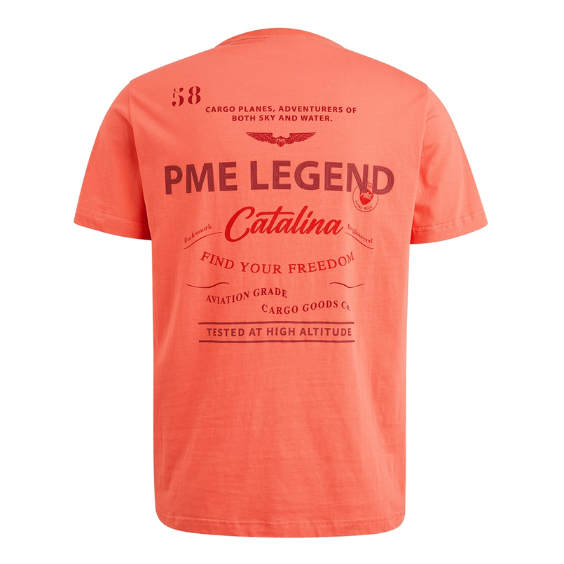 PME Legend Heren T-shirt Ptss2504589 Rood