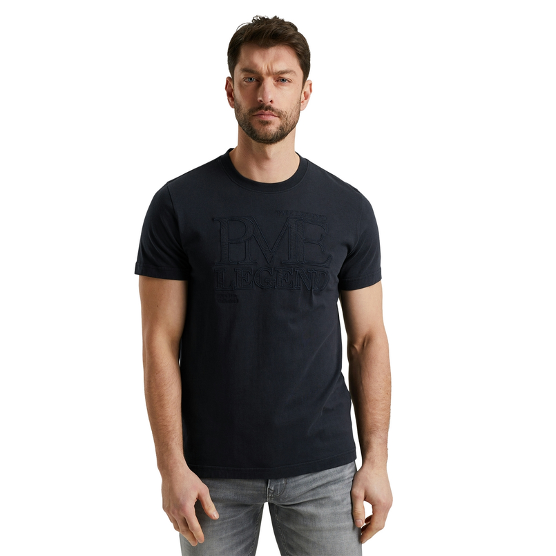PME Legend Heren T-shirt Ptss2504592 Navy