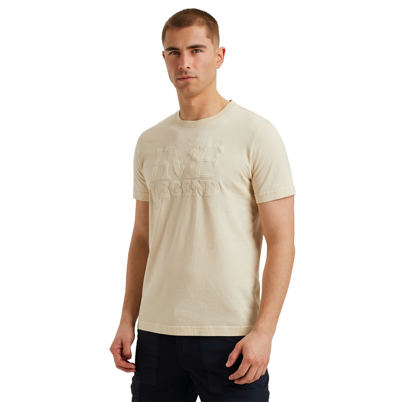 PME Legend Heren T-shirt Ptss2504592 OFF-WHITE