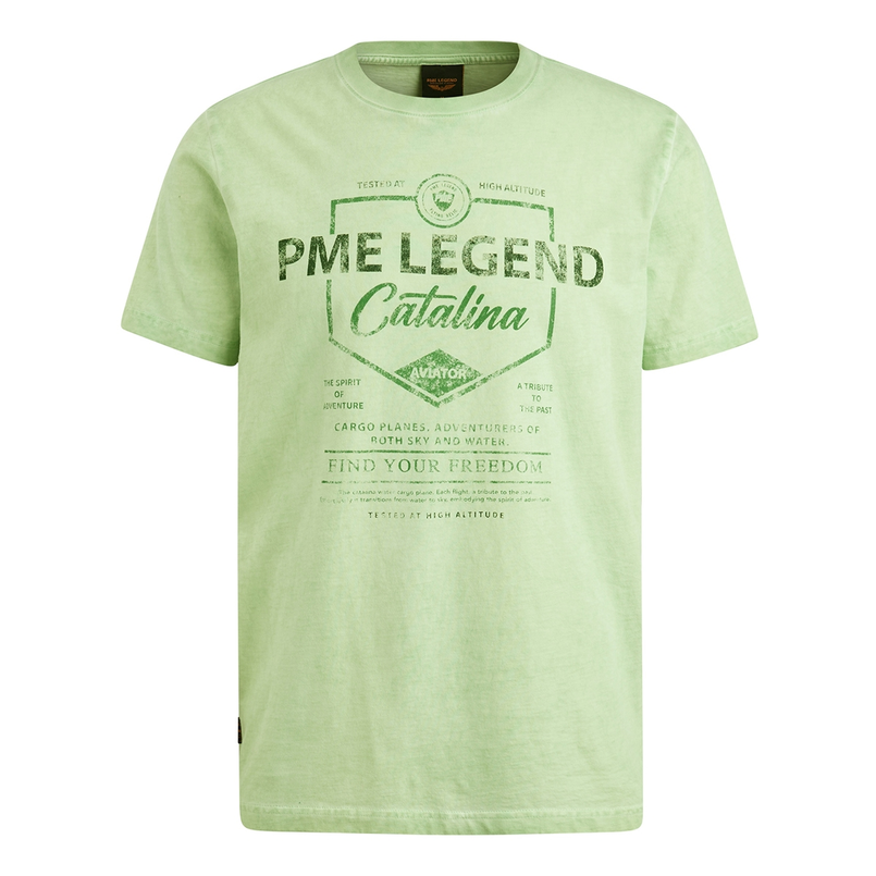 PME Legend Heren T-shirt Ptss2504593 Groen