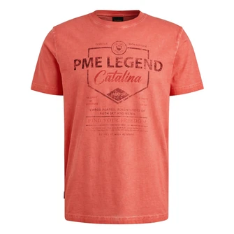 PME Legend Heren T-shirt Ptss2504593 Rood