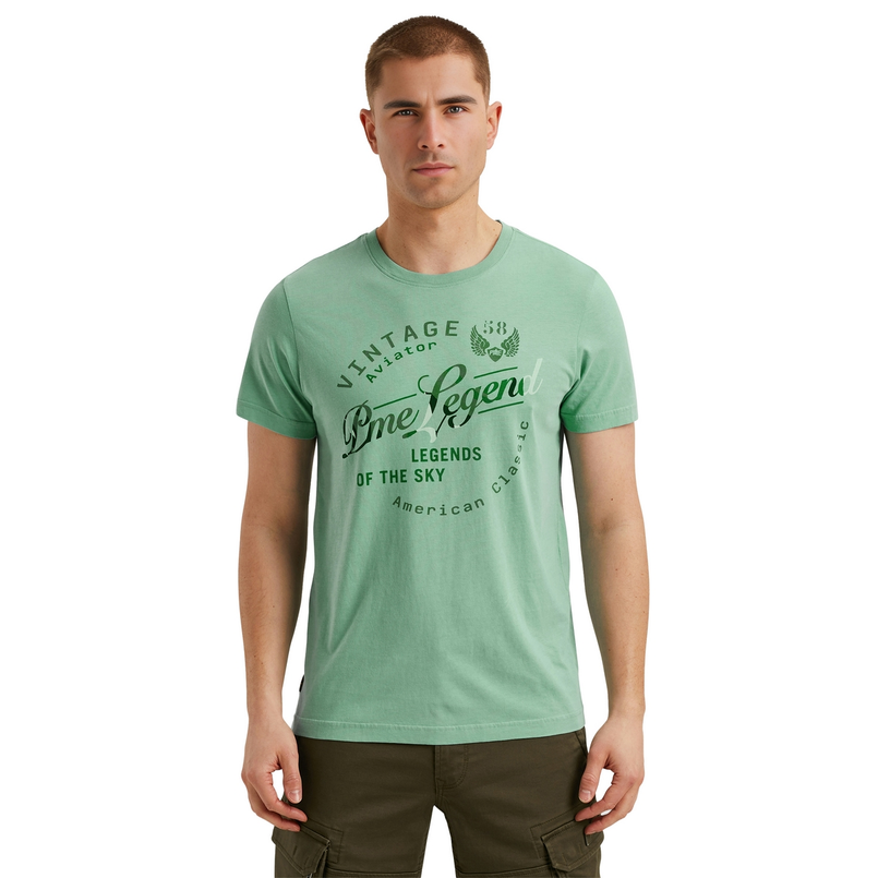 PME Legend Heren T-shirt Ptss2504596 Bleu