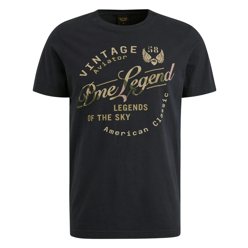 PME Legend Heren T-shirt Ptss2504596 Navy