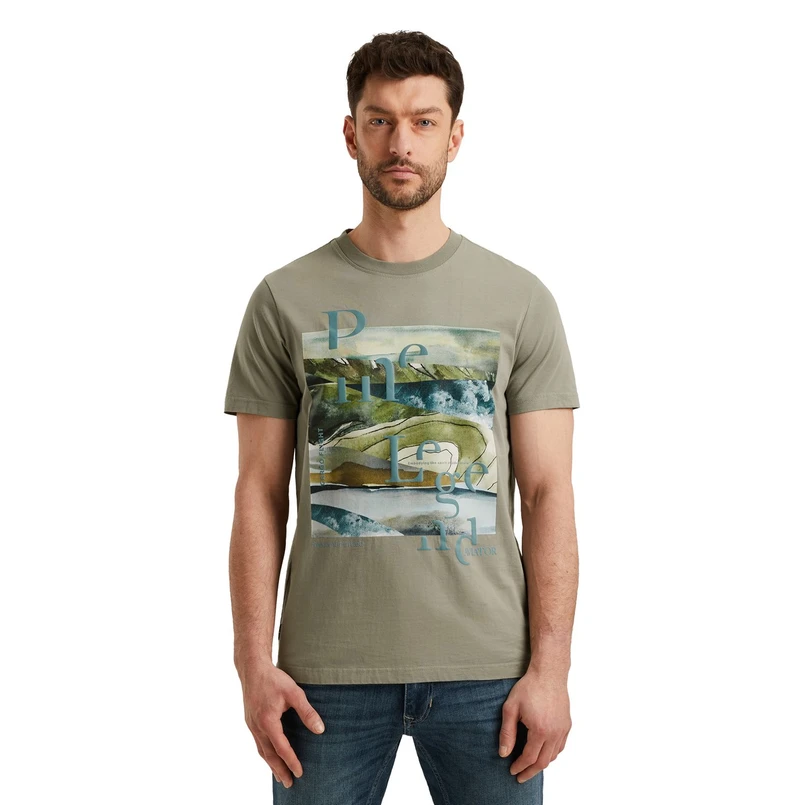 PME Legend Heren T-shirt Ptss2505572 Groen