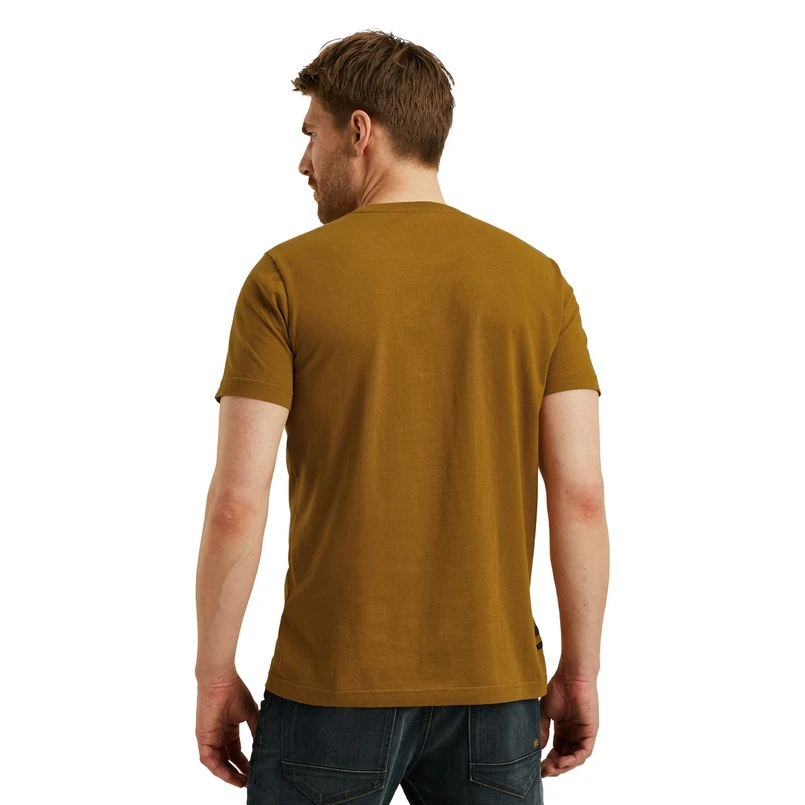 PME Legend Heren T-shirt Ptss2506551 Midden bruin