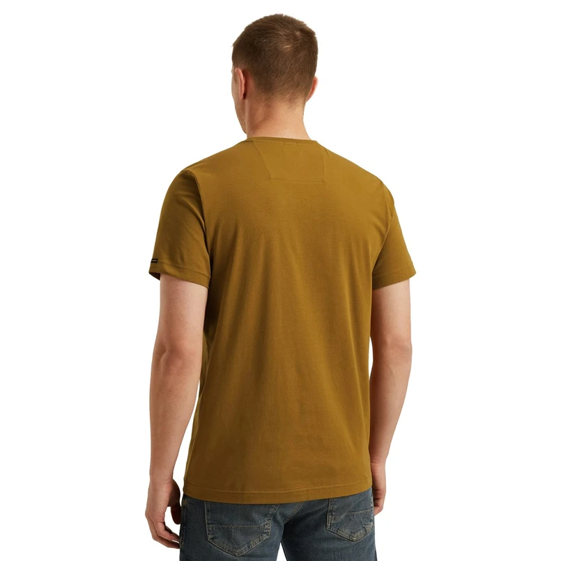 PME Legend Heren T-shirt Ptss2506599 Midden bruin