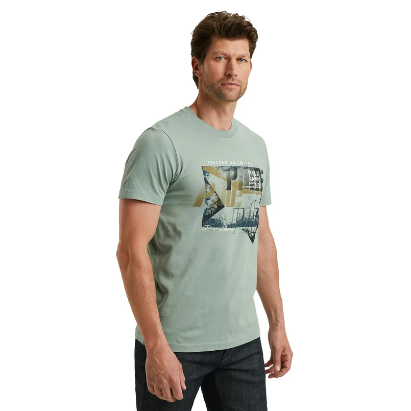 PME Legend Heren T-shirt Ptss2508563 Navy