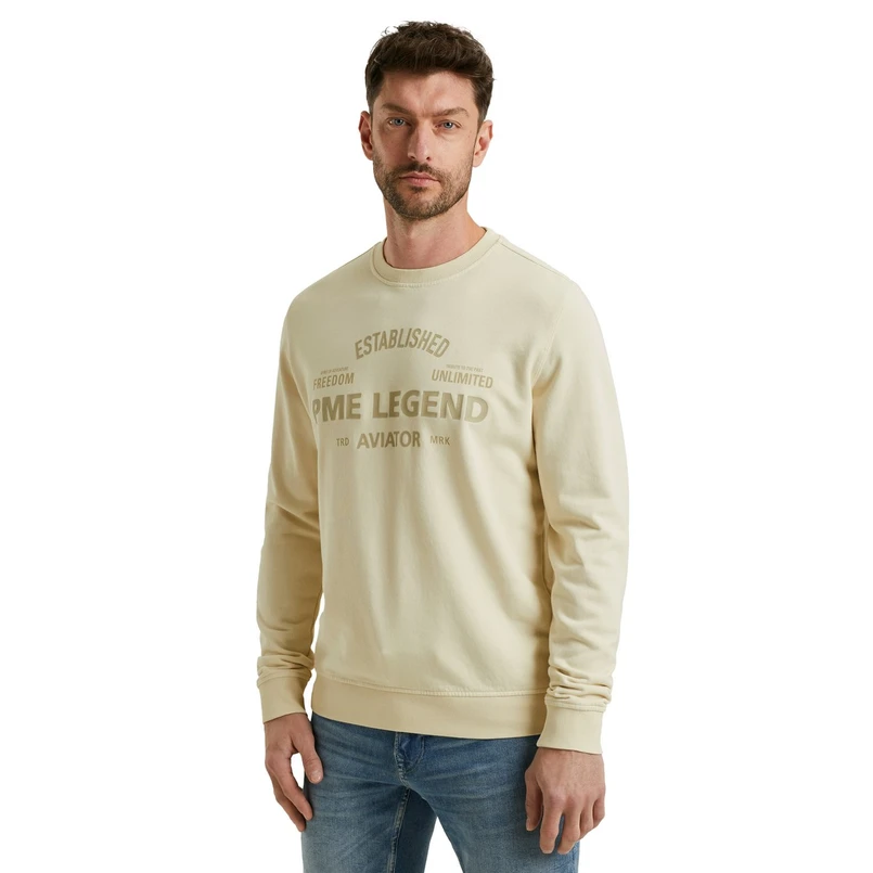 PME Legend Heren Trui PSW2508430 OFF-WHITE