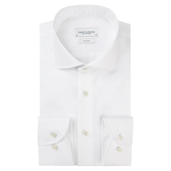 Profuomo Heren Overhemd Pp0h0a001 Wit
