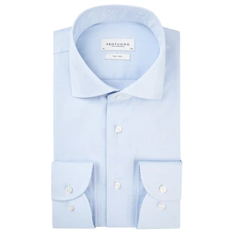 Profuomo Heren Overhemd Pp0h0a002 Bleu