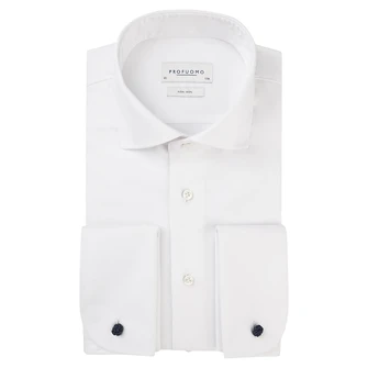 Profuomo Heren Overhemd Pp0h0a025 Wit
