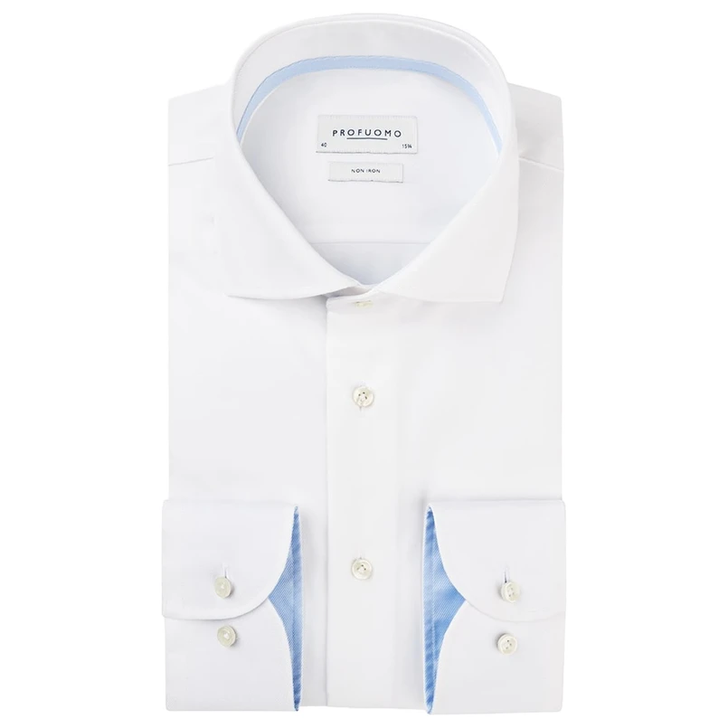 Profuomo Heren Overhemd Pp0h0a027 Wit