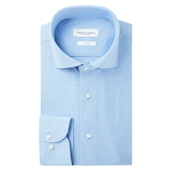 Profuomo Heren Overhemd Pp0h0a047 Bleu