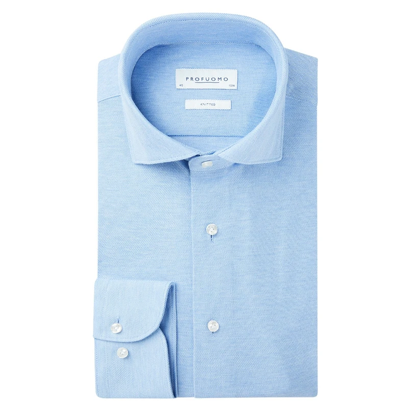 Profuomo Heren Overhemd Pp0h0a047 Bleu