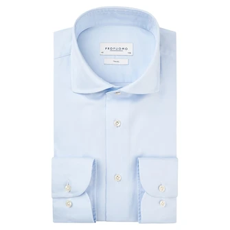 Profuomo Heren Overhemd Pp2hc0040 Bleu