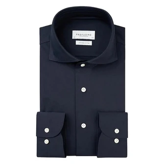 Profuomo Heren Overhemd Pp2hc10010 Navy