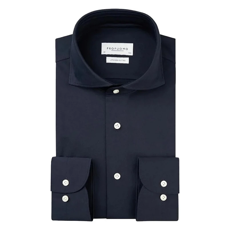 Profuomo Heren Overhemd Pp2hc10010 Navy