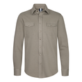 Profuomo Heren Overhemd Ppwf10005g Groen