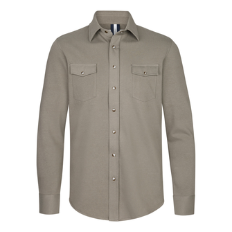 Profuomo Heren Overhemd Ppwf10005g Groen