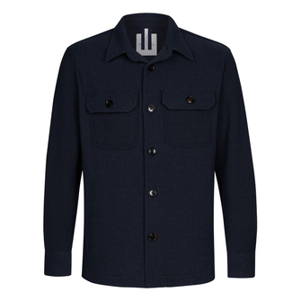 Profuomo Heren Overhemd Ppwf10026a Navy
