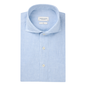 Profuomo Heren Overhemd Ppwh10020b Bleu