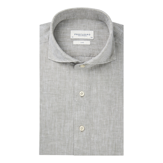 Profuomo Heren Overhemd Ppwh10020j Groen