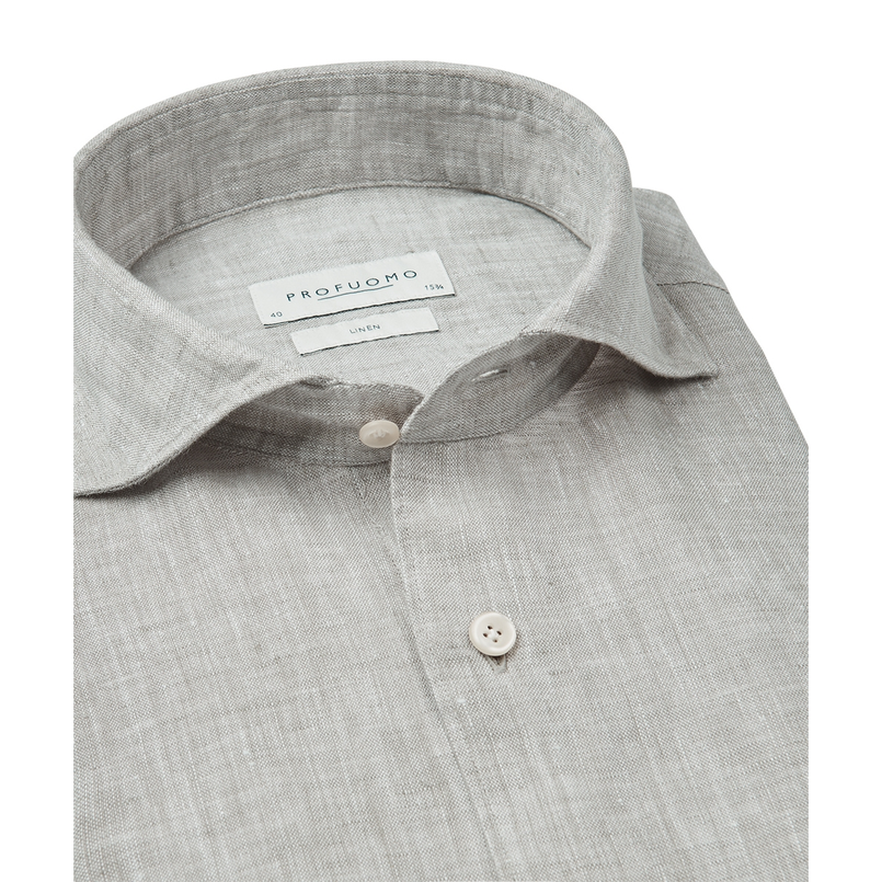 Profuomo Heren Overhemd Ppwh10020j Groen
