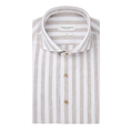Profuomo Heren Overhemd Ppwh10021a Beige