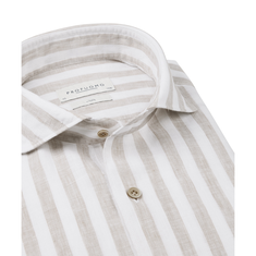 Profuomo Heren Overhemd Ppwh10021a Beige