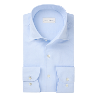 Profuomo Heren Overhemd Ppwh10040b Bleu