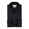 Profuomo Heren Overhemd Slim Fit Cutaway Kraag Zwart