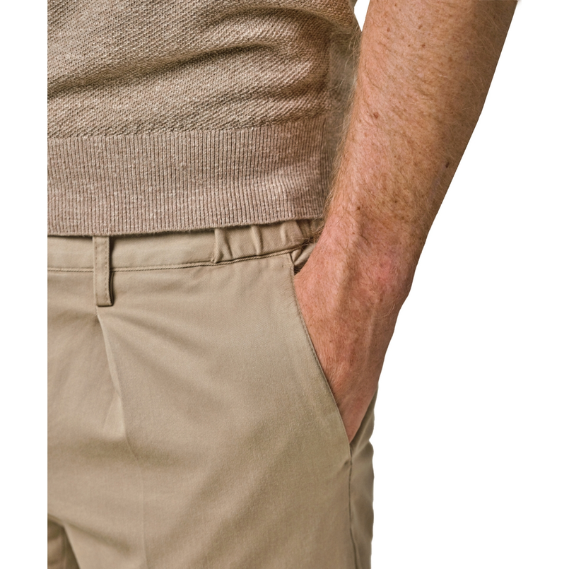 Profuomo Heren Pantalon Ppwq10012f Beige