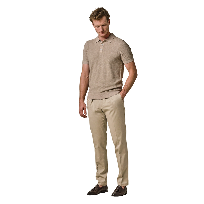 Profuomo Heren Pantalon Ppwq10012f Beige