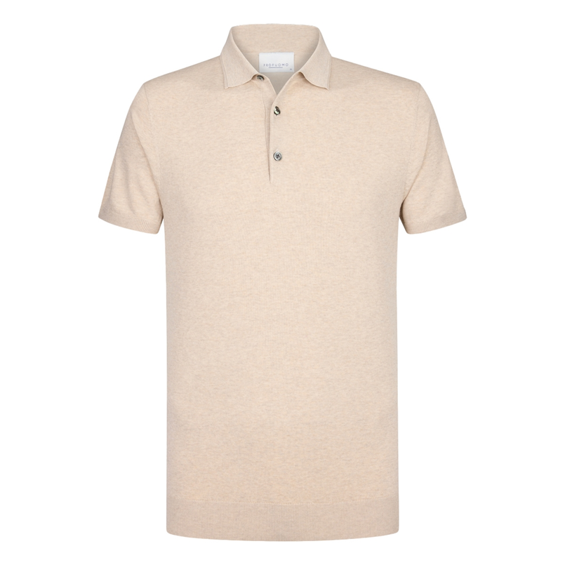Profuomo Heren Polo Ppwd10001j Zand
