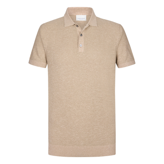 Profuomo Heren Polo Ppwd10005e Beige